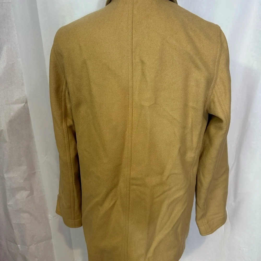 J. Crew Camel Double-Breasted Pea Coat - Picture 4 of 8